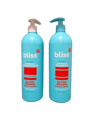 Bliss Cloud 9 Sunshine Blood Orange & White Pepper Shampoo & Conditioner - New